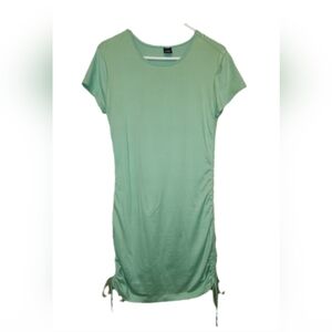 Chic Green Short Sleeve Dress